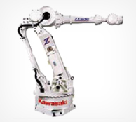 Welding robot produced by Kawasaki Heavy Industries Ltd.